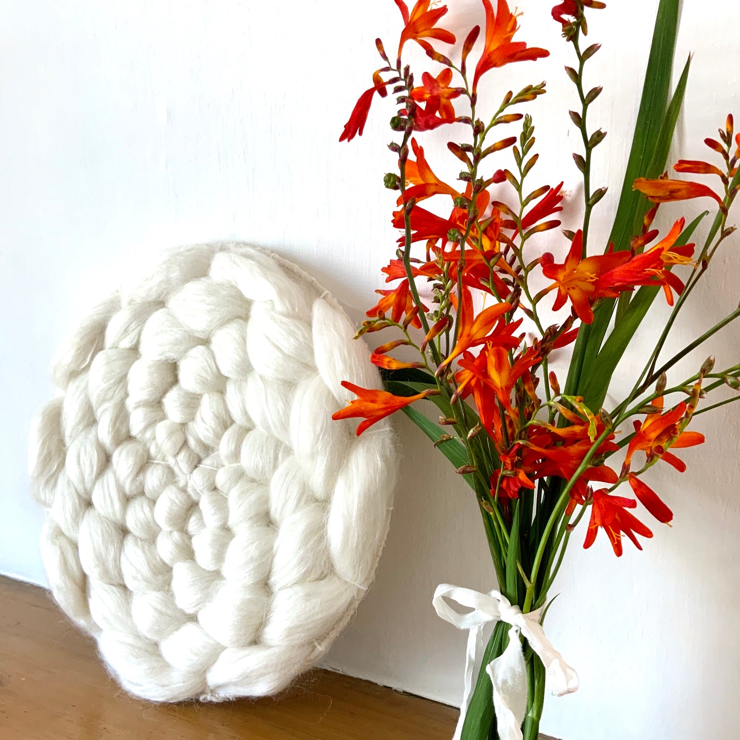 Merino wool soft circular cloud weaving