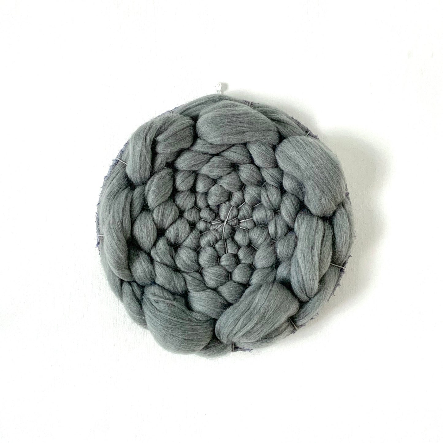 Grey circular weaving
