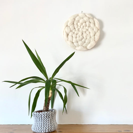 Merino wool soft circular cloud weaving